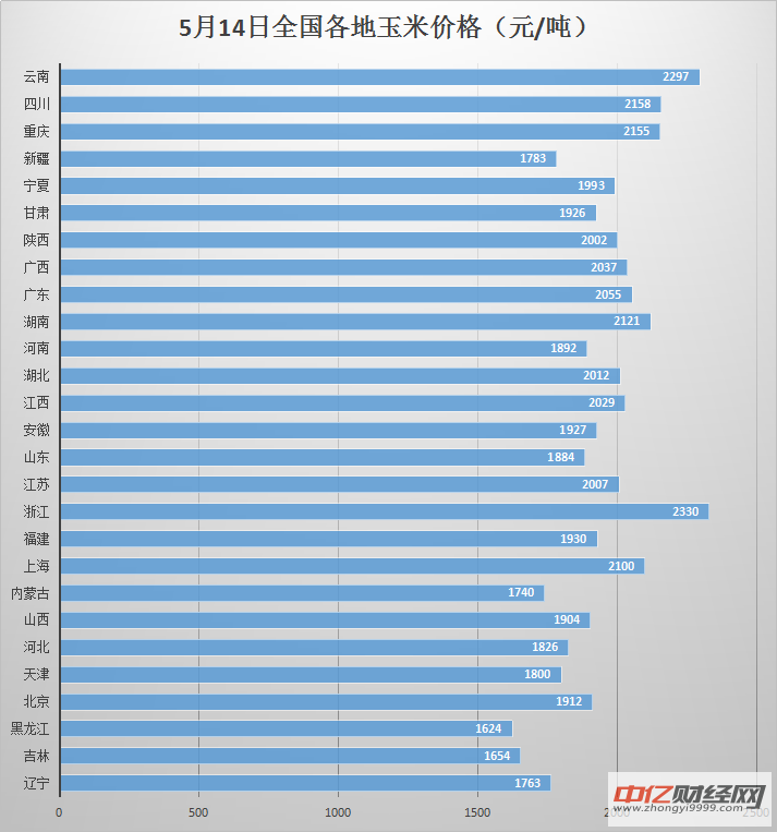玉米今日最新价格动态及走势分析