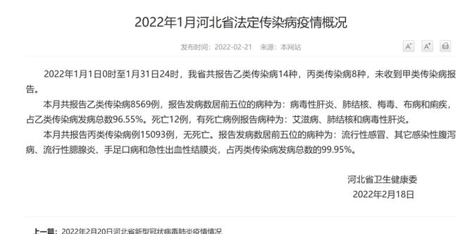 河北最新病疫情概述与动态分析